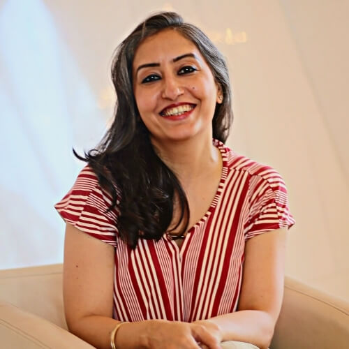 Manpreet Kaur Self-Love Coach Homepage Website Hero Section Image